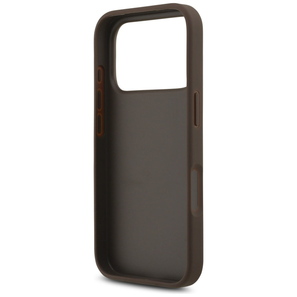 Husa de protectie Guess Hardcase 4G Big Logo (GUHCP17L4GMGBR) compatibil cu iPhone 17 Pro, Maro