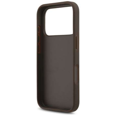 Husa de protectie Guess Hardcase 4G Big Logo (GUHCP17L4GMGBR) compatibil cu iPhone 17 Pro, Maro
