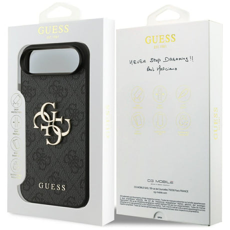 Husa de protectie Guess Hardcase 4G Big Logo (GUHCP17M4GMGGR) compatibil cu iPhone 17 Air, Negru