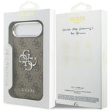 Husa de protectie Guess Hardcase Big 4G Logo Classic Logo (GUHCP17MP4G4SMCW) compatibil cu iPhone 17 Air, Maro
