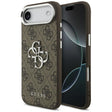 Husa de protectie Guess Hardcase Big 4G Logo Classic Logo (GUHCP17MP4G4SMCW) compatibil cu iPhone 17 Air, Maro