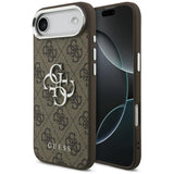 Husa de protectie Guess Hardcase Big 4G Logo Classic Logo (GUHCP17MP4G4SMCW) compatibil cu iPhone 17 Air, Maro