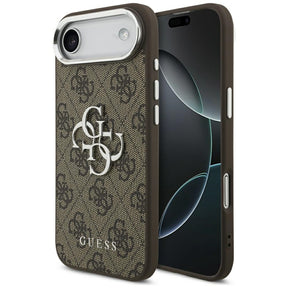 Husa de protectie Guess Hardcase Big 4G Logo Classic Logo (GUHCP17MP4G4SMCW) compatibil cu iPhone 17 Air, Maro