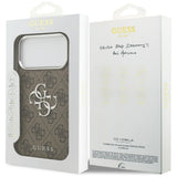 Husa de protectie Guess Hardcase Big 4G Logo Classic Logo (GUHCP17XP4G4SMCW) compatibil cu iPhone 17 Pro Max, Maro