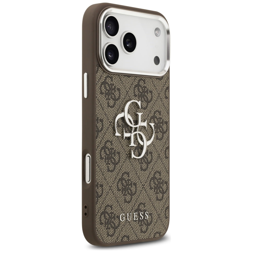 Husa de protectie Guess Hardcase Big 4G Logo Classic Logo (GUHCP17XP4G4SMCW) compatibil cu iPhone 17 Pro Max, Maro