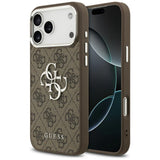 Husa de protectie Guess Hardcase Big 4G Logo Classic Logo (GUHCP17XP4G4SMCW) compatibil cu iPhone 17 Pro Max, Maro
