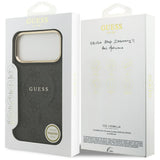 Husa de protectie Guess Hardcase 4G Classic MagSafe (GUHMP17LP4MSEGCK) compatibil cu iPhone 17 Pro, Negru