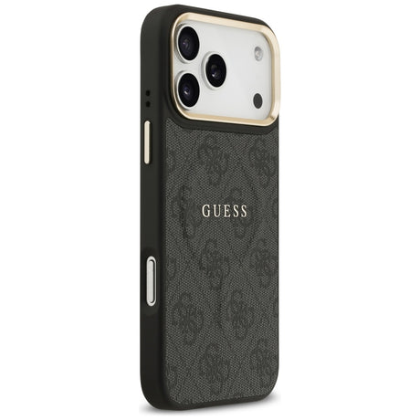 Husa de protectie Guess Hardcase 4G Classic MagSafe (GUHMP17XP4MSEGCK) compatibil cu iPhone 17 Pro Max, Negru