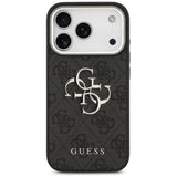 Husa de protectie Guess Hardcase Big 4G Logo Classic Logo (GUHCP17LP4G4SMCK) compatibil cu iPhone 17 Pro, Negru