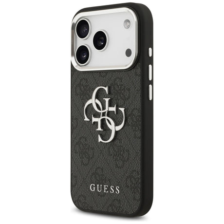 Husa de protectie Guess Hardcase Big 4G Logo Classic Logo (GUHCP17LP4G4SMCK) compatibil cu iPhone 17 Pro, Negru