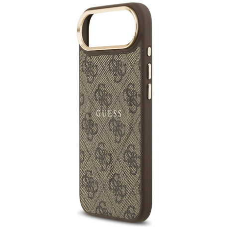 Husa de protectie Guess Hardcase 4G Classic MagSafe (GUHMP17MP4MSEGCW) compatibil cu iPhone 17 Air, Maro