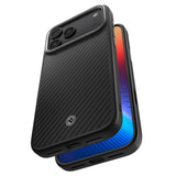Husa de protectie Spigen Enzo Aramid compatibil cu iPhone 17 Pro Max, Negru