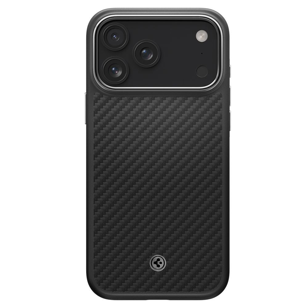 Husa de protectie Spigen Enzo Aramid compatibil cu iPhone 17 Pro Max, Negru
