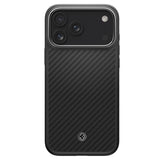 Husa de protectie Spigen Enzo Aramid compatibil cu iPhone 17 Pro Max, Negru