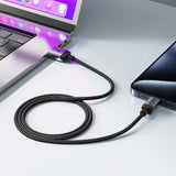 Cablu Acefast (C20-04), USB to Type-C, 3A, Fast Charging, Bend-Resistant, Nylon Braid, 1.2m, Negru