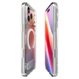 Husa de protectie Spigen Ultra Hybrid S MagSafe (ACS09946) compatibil cu iPhone 17 Pro, Transparent /White