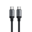Cablu Acefast (C20-03), USB-C to Type-C, 60W, 3A, Fast Charging, Bend-Resistant, Nylon Braid, 1.2m, Negru