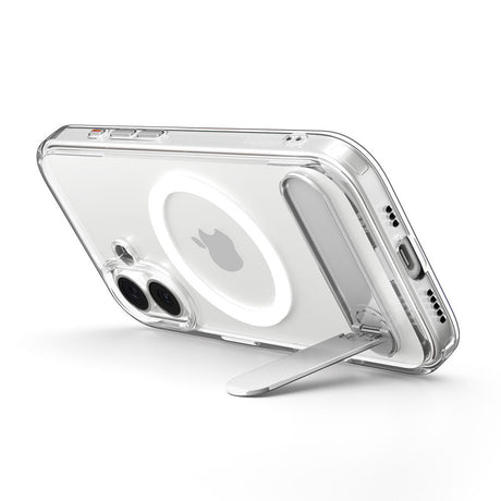 Husa de protectie Spigen Ultra Hybrid S MagSafe (ACS09981) compatibil cu iPhone 17, Transparent /White