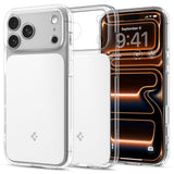 Husa de protectie Spigen Ultra Hybrid T MagSafe (ACS10280) compatibil cu iPhone 17 Pro Max, Transparent /White
