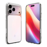 Husa de protectie Spigen Ultra Hybrid T MagSafe (ACS10280) compatibil cu iPhone 17 Pro Max, Transparent /White