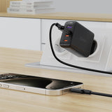 Cablu Acefast (C17-04), USB-C, 3A, 1.2m, Negru