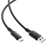 Cablu Acefast (C17-04), USB-C, 3A, 1.2m, Negru