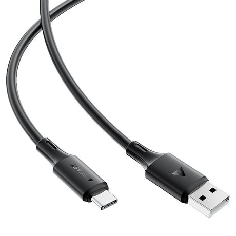 Cablu Acefast (C17-04), USB-C, 3A, 1.2m, Negru