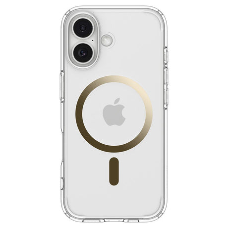 Husa de protectie Spigen Ultra Hybrid MagSafe (ACS10382) compatibil cu iPhone 17, Transparent /Gold