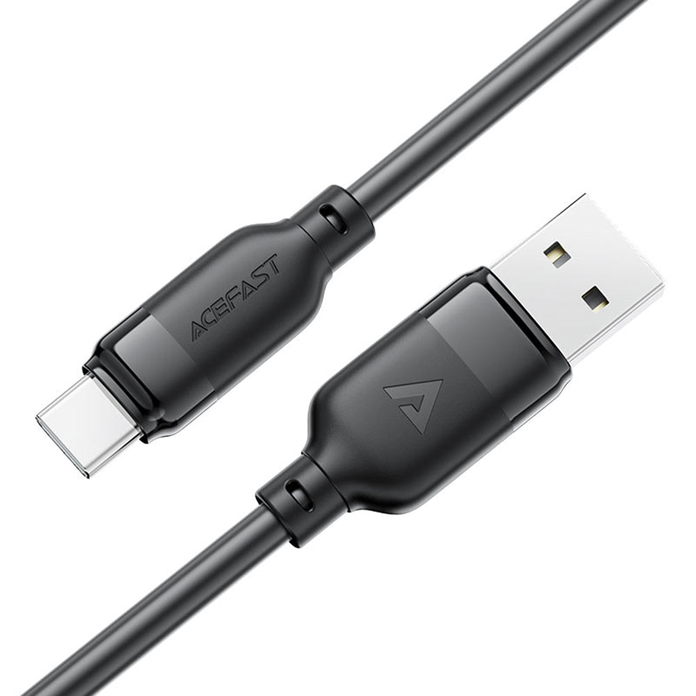 Cablu Acefast (C16-04), Fast Charging, USB to Type-C, 3A, Bend-Resistant, 1.2m, Negru