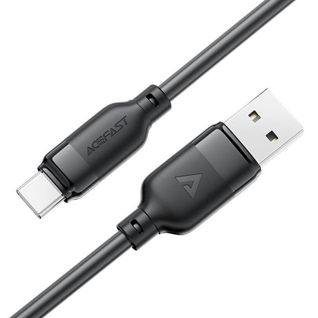Cablu Acefast (C16-04), Fast Charging, USB to Type-C, 3A, Bend-Resistant, 1.2m, Negru