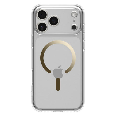 Husa de protectie Spigen Ultra Hybrid MagSafe (ACS10284) compatibil cu iPhone 17 Pro Max, Transparent /Gold