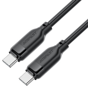 Cablu Acefast (C16-03), Fast Charging, Type-C to Type-C, 60W, 3A, Bend-Resistant, 1.2m, Negru
