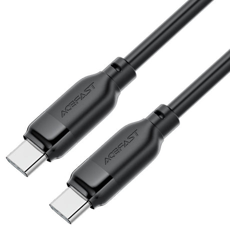 Cablu Acefast (C16-03), Fast Charging, Type-C to Type-C, 60W, 3A, Bend-Resistant, 1.2m, Negru