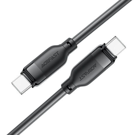 Cablu Acefast (C16-03), Fast Charging, Type-C to Type-C, 60W, 3A, Bend-Resistant, 1.2m, Negru