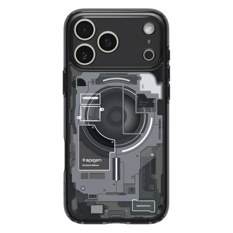 Husa de protectie Spigen Ultra Hybrid Zero One MagSafe (ACS10353) compatibil cu iPhone 17 Pro, Negru