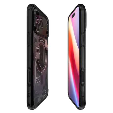 Husa de protectie Spigen Ultra Hybrid Zero One MagSafe (ACS10353) compatibil cu iPhone 17 Pro, Negru