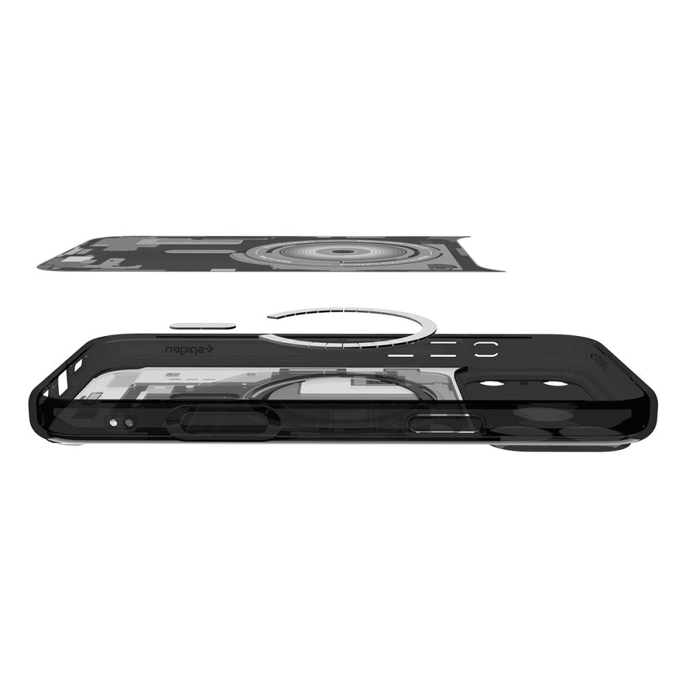 Husa de protectie Spigen Ultra Hybrid Zero One MagSafe (ACS10289) compatibil cu iPhone 17 Pro Max, Negru