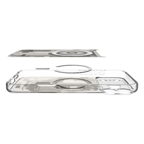 Husa de protectie Spigen Ultra Hybrid Zero One MagSafe (ACS10288) compatibil cu iPhone 17 Pro Max, Titanium Natural