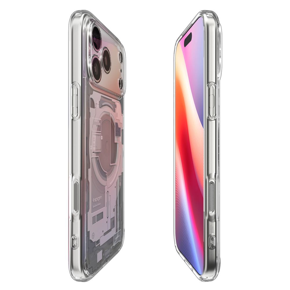 Husa de protectie Spigen Ultra Hybrid Zero One MagSafe (ACS10287) compatibil cu iPhone 17 Pro Max, Alb
