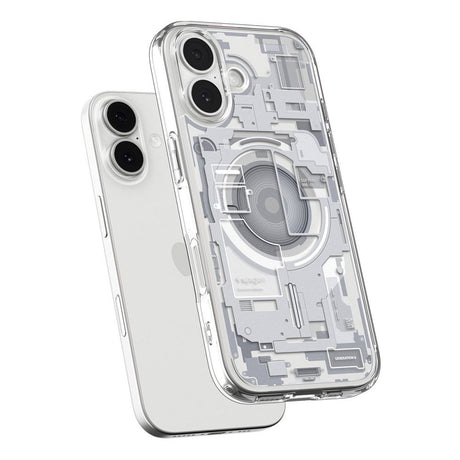 Husa de protectie Spigen Ultra Hybrid Zero One MagSafe (ACS10385) compatibil cu iPhone 17, Alb