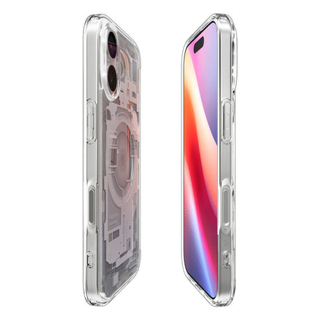 Husa de protectie Spigen Ultra Hybrid Zero One MagSafe (ACS10385) compatibil cu iPhone 17, Alb