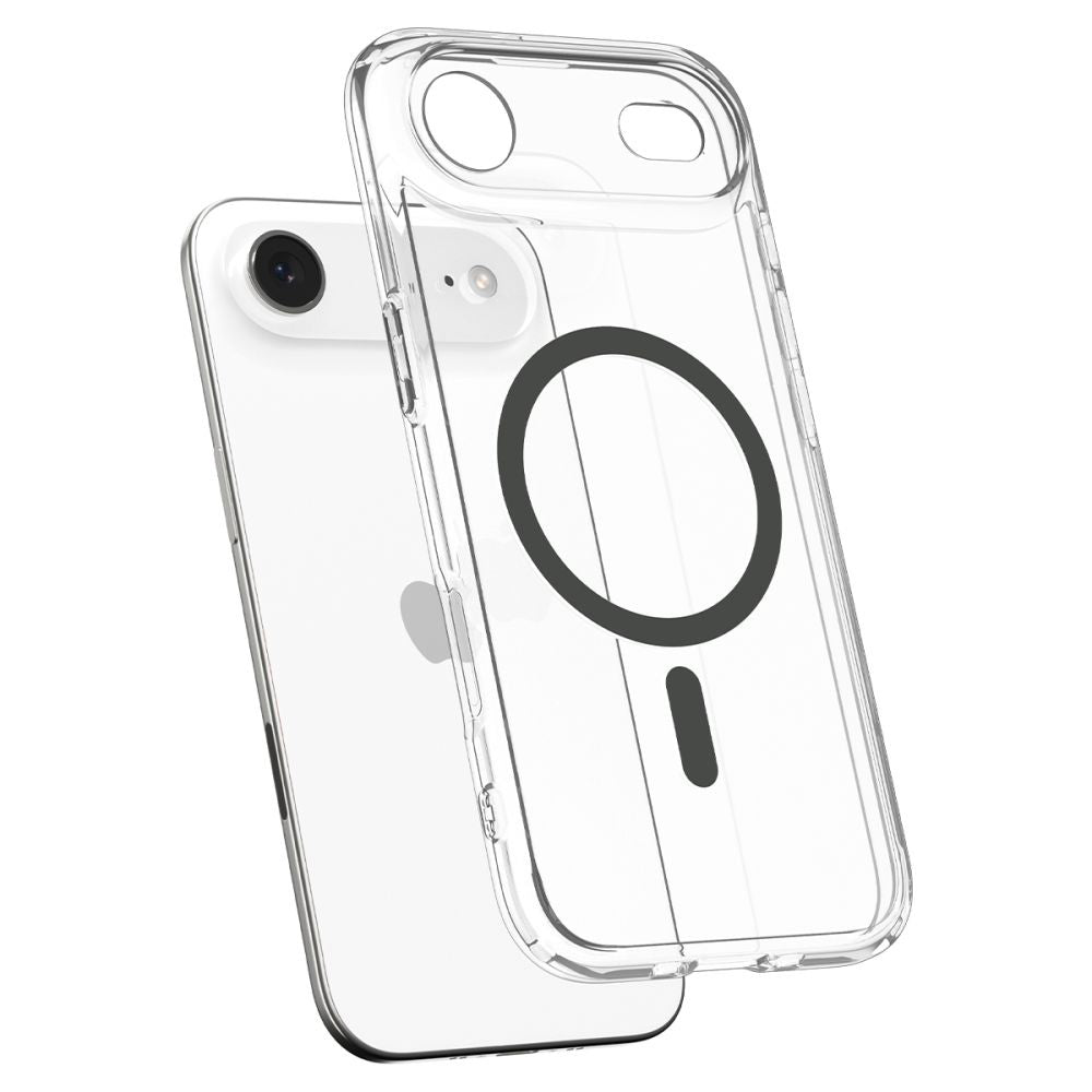 Husa de protectie Spigen Ultra Hybrid MagSafe (ACS10314) compatibil cu iPhone 17 Air, Transparent /Graphite