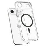 Husa de protectie Spigen Ultra Hybrid MagSafe (ACS10314) compatibil cu iPhone 17 Air, Transparent /Graphite