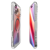 Husa de protectie Spigen Ultra Hybrid MagSafe (ACS10347) compatibil cu iPhone 17 Pro, Transparent /Graphite
