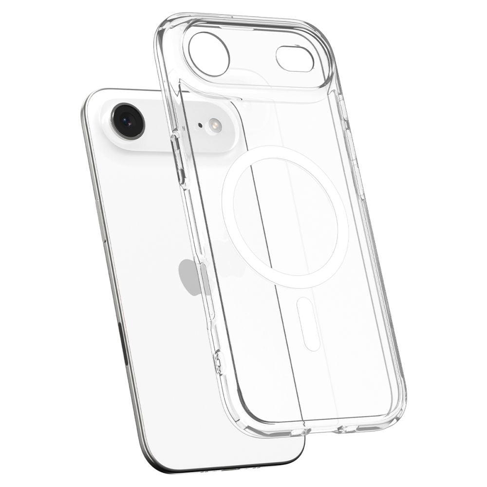 Husa de protectie Spigen Ultra Hybrid MagSafe (ACS10313) compatibil cu iPhone 17 Air, Transparent /White