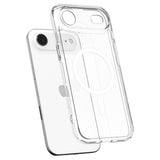 Husa de protectie Spigen Ultra Hybrid MagSafe (ACS10313) compatibil cu iPhone 17 Air, Transparent /White
