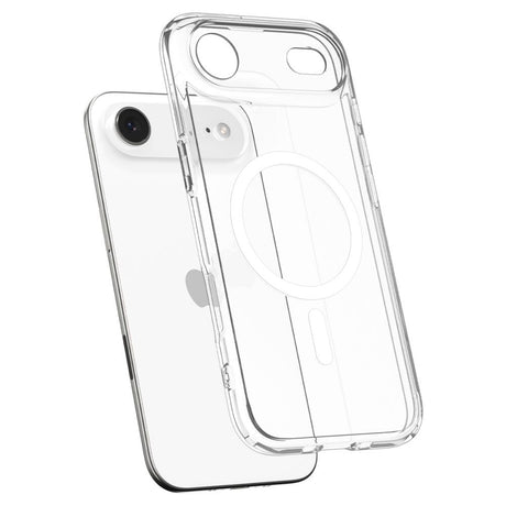 Husa de protectie Spigen Ultra Hybrid MagSafe (ACS10313) compatibil cu iPhone 17 Air, Transparent /White