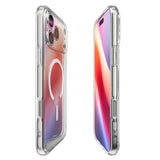 Husa de protectie Spigen Ultra Hybrid MagSafe (ACS10282) compatibil cu iPhone 17 Pro Max, Transparent /White