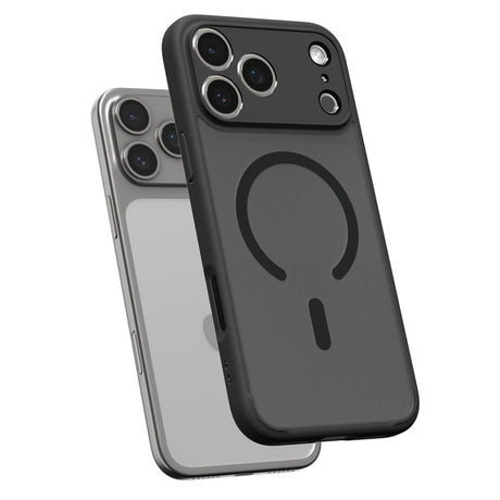 Husa de protectie Spigen Ultra Hybrid MagSafe (ACS10285) compatibil cu iPhone 17 Pro Max, Frost Black