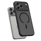 Husa de protectie Spigen Ultra Hybrid MagSafe (ACS10349) compatibil cu iPhone 17 Pro, Frost Black